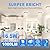 ECOELER 6 Inch Dimmable LED Disk Light Surface Flush Mount, 16.5W, 1000Lm, 4000K Cool White, Recessed Retrofit Ceiling Lights, ETL Listed, Installs with Junction Box or Recessed Can