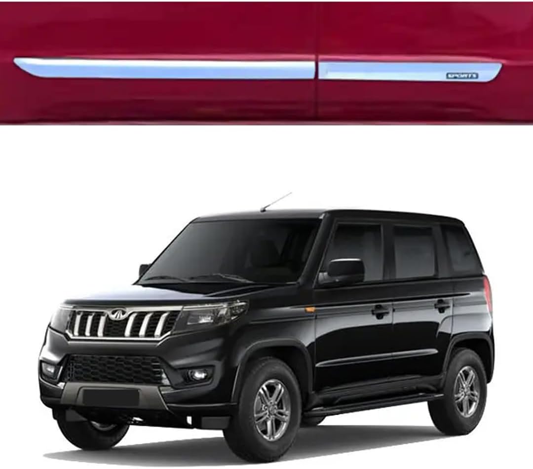 Car Door Body Side Beading/Molding/Cladding for Mahindra Bolero Neo Set of 04