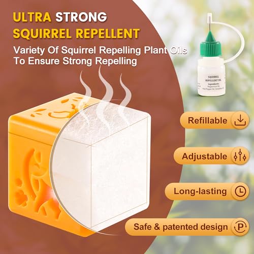 Elegenzo Squirrel Repellent Chipmunk Repel: Squirrel Repellent Outdoor thumb #1