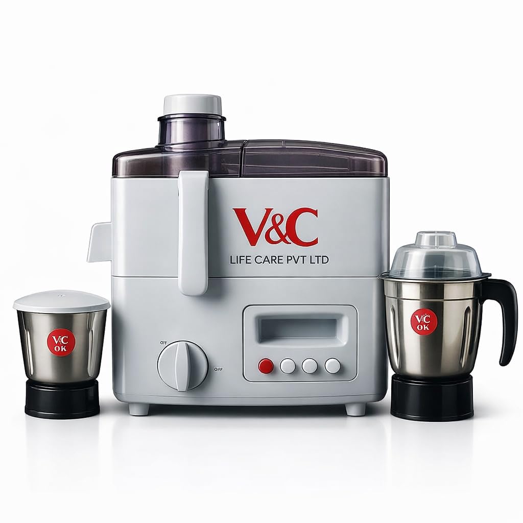 750 Watt Juicer Mixer Grinder with Stainless Steel Jars | Powerful Motor | 3-Speed Control | Multi-Purpose Juicer Mixer for Home Kitchen-image-34