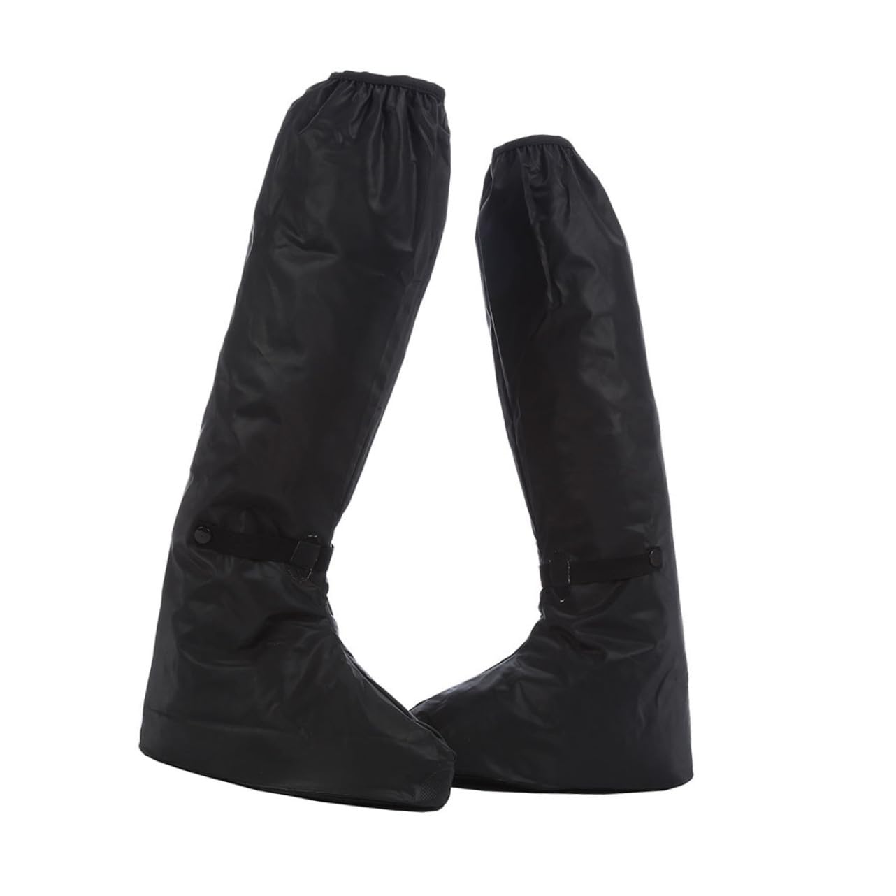 Yardwe Surchaussures Imperméables Noires L 41-42 en Pvc Caoutchouc | Réutilisables, Résistantes à L'usure, pour Voyage et Extérieur, Lot de 1 Paire