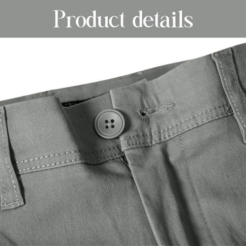 Oymyakon Men's Slim Fit Chino Pants Casual Stretch Dress Pants Cotton Tapered Trousers3
