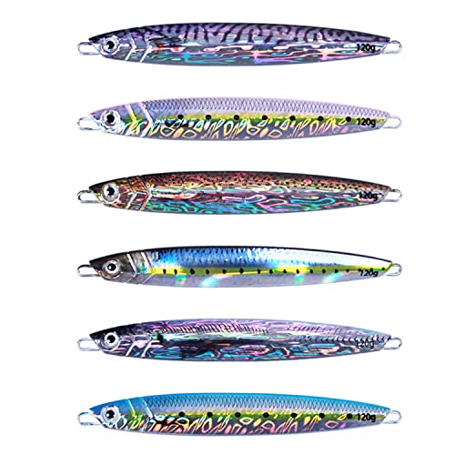 5 PZ/Lotto 100g-350g Luminoso Metallo Piombo Jig