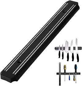 Barra Magnética para Facas 50cm Suporte de Parede Imã Forte Organizador de Cozinha Utensílios e Ferramentas