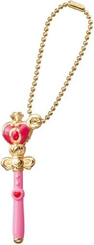 Sailor Moon Die-cast Charm Part 2Figura Swing Llavero  Varilla de luna en espiral  1.654 in, No es una piedra preciosa
