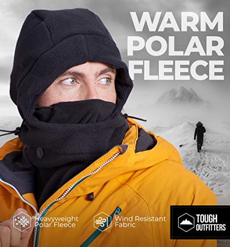 Balaclava Ski Mask - Winter Face Mask Cover for Extreme Cold Weather - Heavyweight Fleece Hood Snow Gear for Men & Women - Image 3