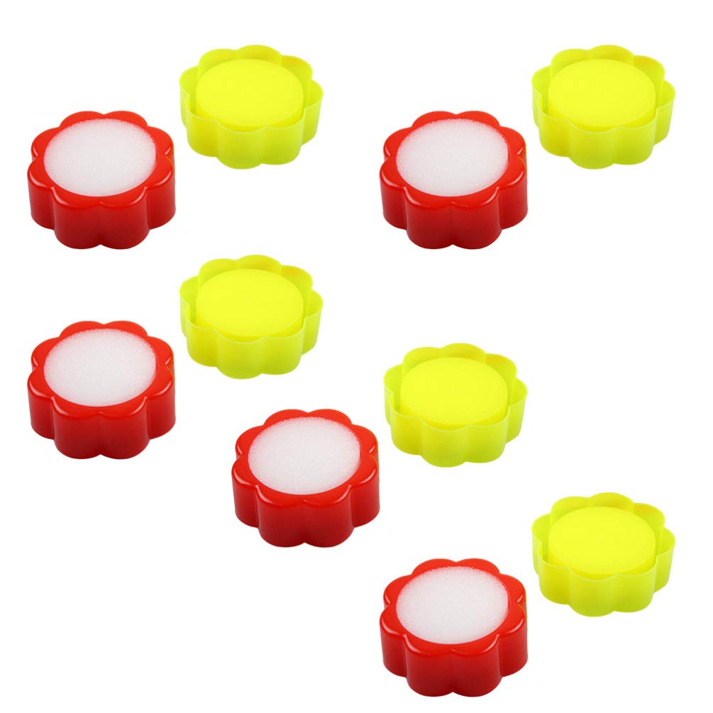 STOBOK 10Pcs Dito Umidificatore Spugna Tazza per Conteggio Soldi Cassiere Banca