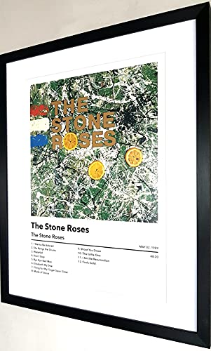 Image of Icon Republic The Stone Roses Framed Album Artwork Limited Edition Ian Brown Fools Gold LARGE
