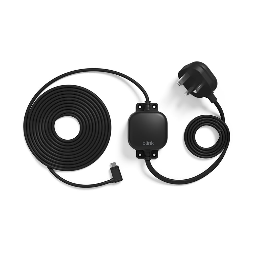 Blink Blink Weather Resistant 4 m Power Adaptor for Blink Mini 2 (Black)