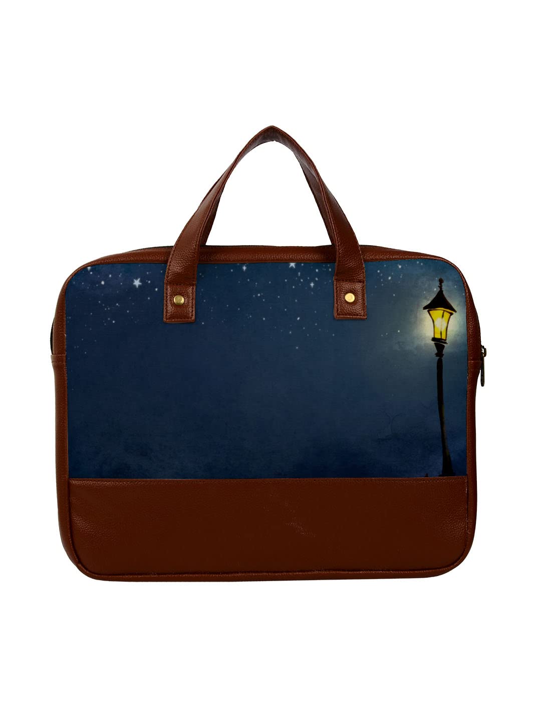 Crazyify Night Sky Printed Leather Laptop Bag For Men & Women | Leather Laptop Bags/Briefcase with Screen Size Up to 15.6 Inch (B0B46DZ2MB) Amazon Price History, Amazon Price Tracker