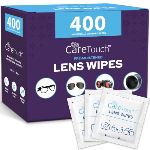 Care Touch Lens Wipes for Eyeglasses- 400 Count Individually...