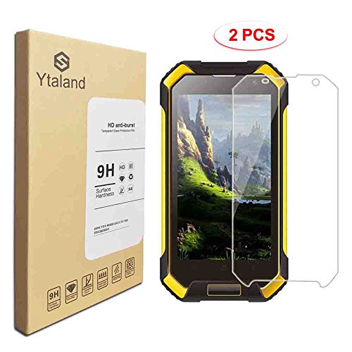 Ytaland [2 Pack] For Blackview BV6000 / BV6000S Screen Protector, Tempered Glass Anti-fingerprints Thin 9H Screen Hardness Screen Protector For Blackview BV6000 / BV6000S
