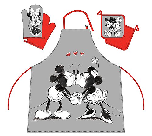 Set da Cucina Cotone (Grembiule, Guanti e Presina)...