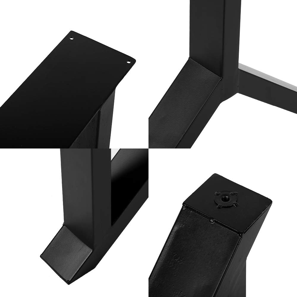 Best Cyber Monday 🔥 Metal Table Legs Cast Iron Dining Table Legs,28” Height 35” Wide Industrial Bench Legs Black Desk Legs,Rustic Heavy Duty DIY Furniture Legs,Square Tube Coffee Table Legs 2 PCS Top Brands Metal Table Legs Cast Iron Dining Table Legs,28” Height 35” Wide Industrial Bench Legs Black Desk Legs,Rustic Heavy Duty DIY Furniture Legs,Square Tube Coffee Table Legs 2 PCS