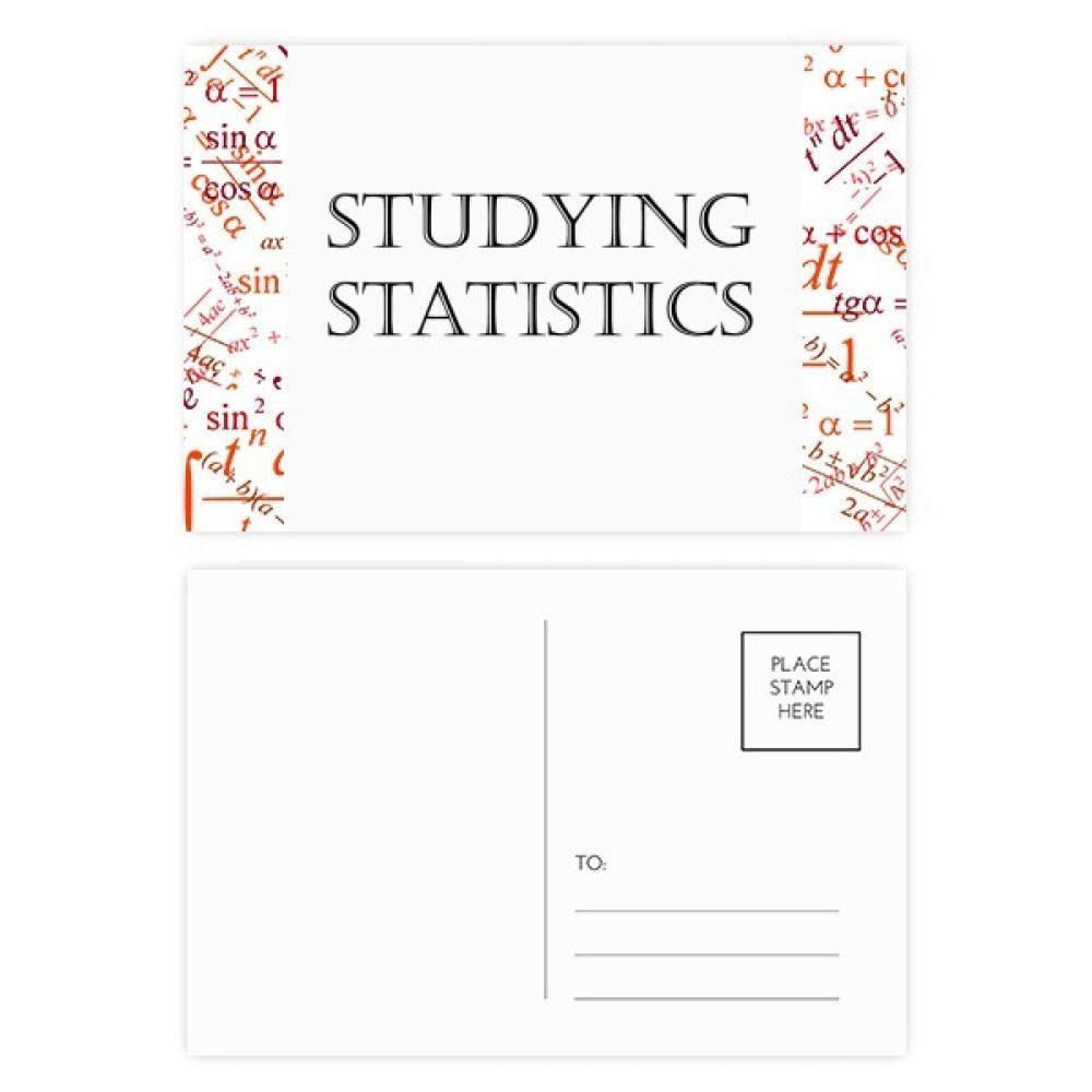 Cartes postales merci avec formule d'étude et statistiques, idée cadeau pour enseignants - 4