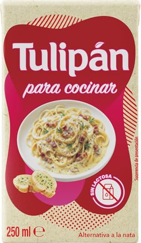 Tulipán alternativa a la nata para cocinar 18% sin lactosa