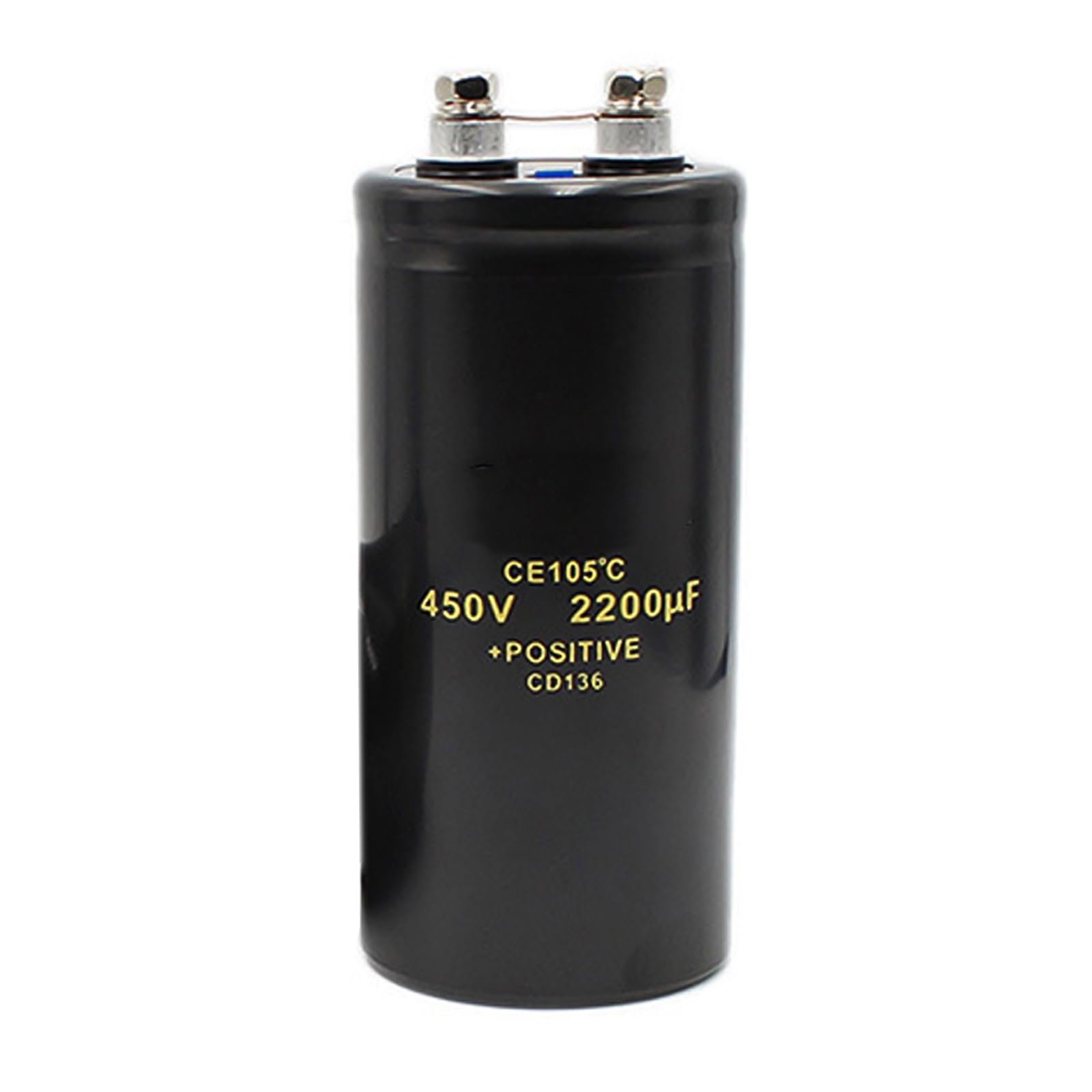2200UF/450V 50 * 105mm Condensatore elettrolitico di tipo Bolt ad alta capacità per sistemi di alimentazione e applicazioni ad alta tensione
