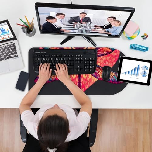 Tapis de souris libellule grand format pour protéger le bureau des rayures - 5