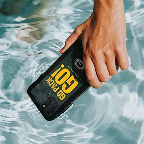 Skinit Waterproof Phone Case Compatible with iPhone 11 Pro Max - Officially Licensed NFL Green Bay Packers Team Motto Design