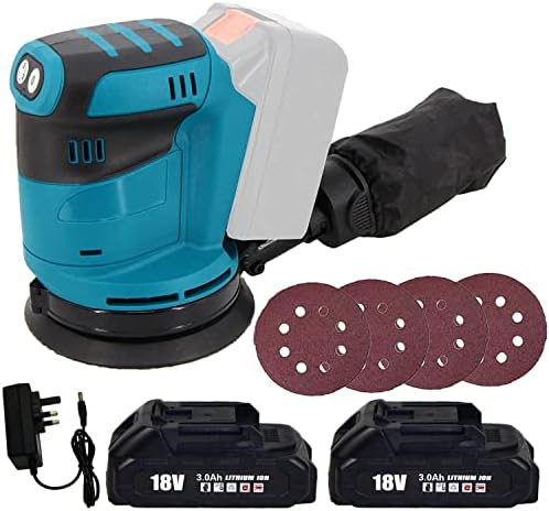 Orbital Sander,18V Cordless Random Orbital Sander Electric Sander With - View #6