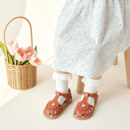 Image of GINFIVE Toddler Girls Sandals Girls Toddler Sandals Little Girls Kids Shoes