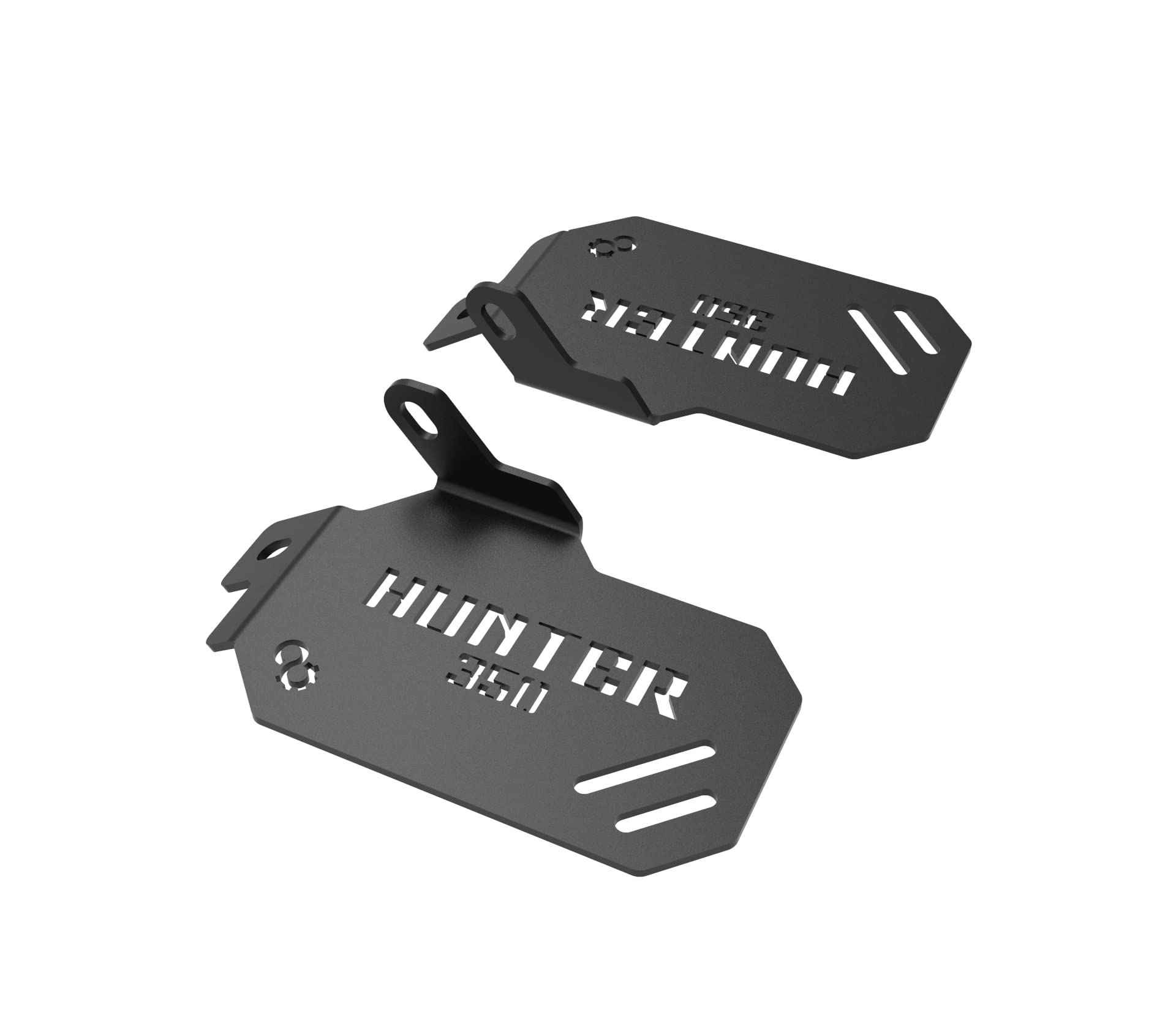 Auto Infinity Pillion Footrest Compatible With Royal Enfield Hunter (Pair|Set) (Black, Pack of 1)