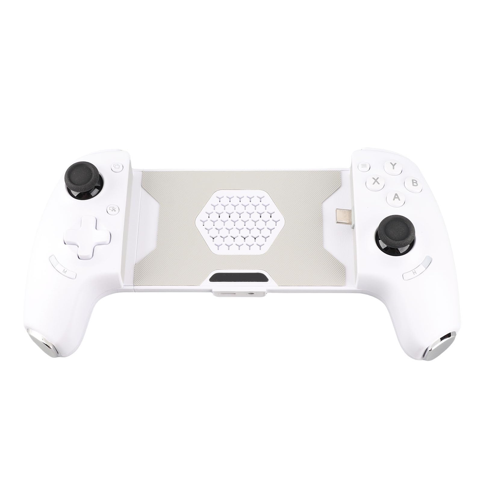 Bewinner Controller di Gioco Mobile Tipo C Controller di Gioco Bluetooth Wireless Cablato Auto per Telefono di con Dissipazione del Calore, Tasti Posteriori Programmabili, Hall