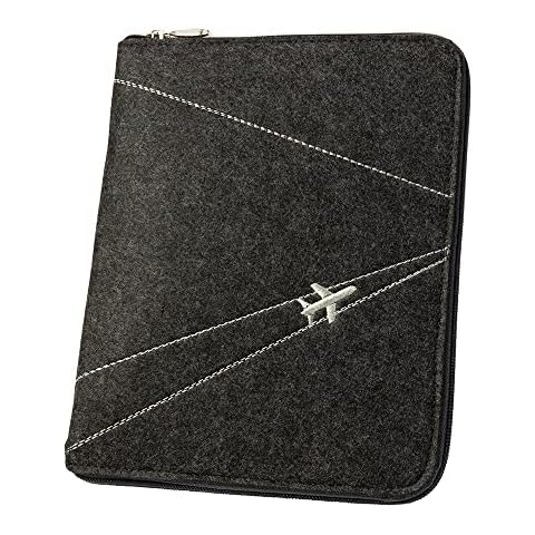 luxdag Étui pour passeport en feutre Cover