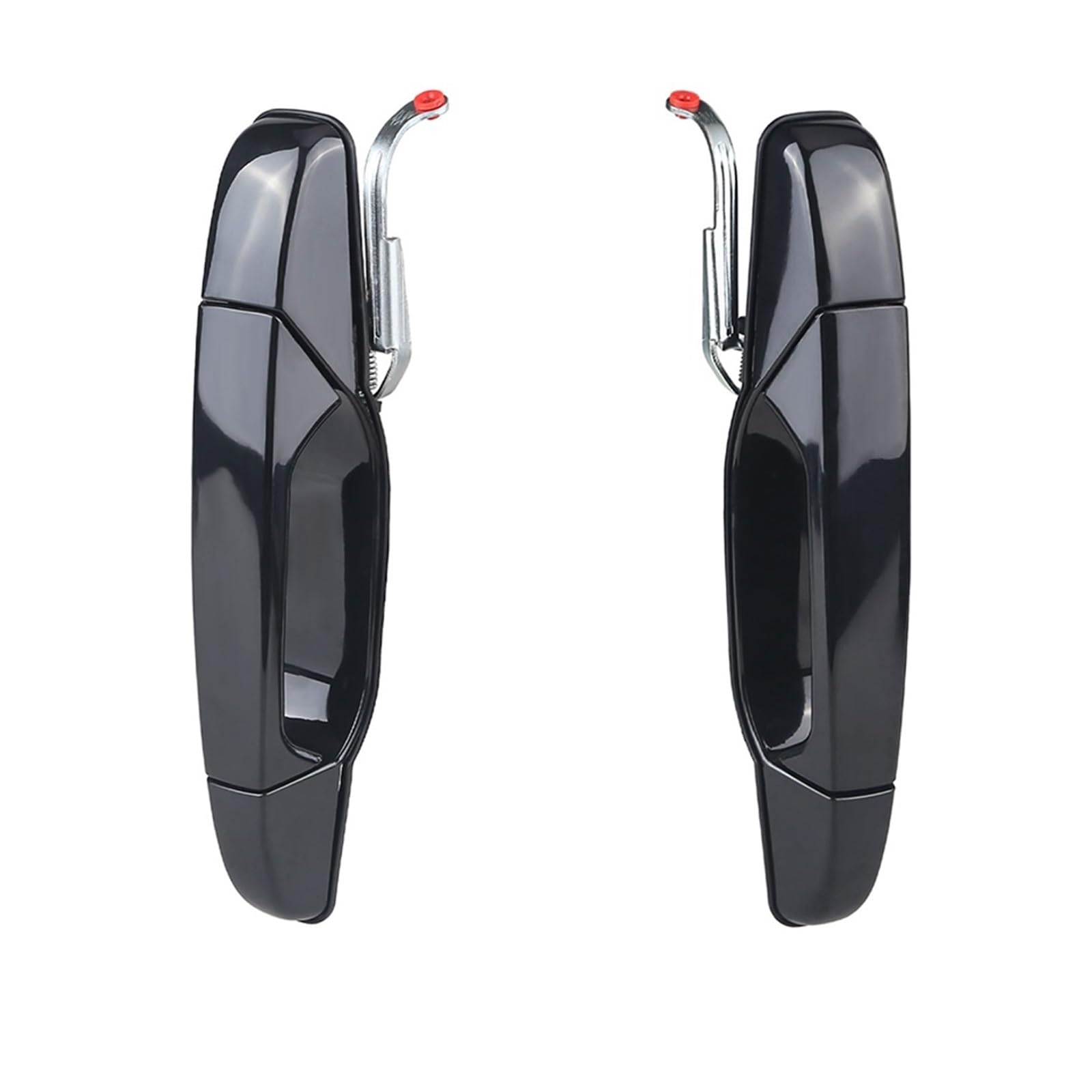 Trxjjvm for Chevy for Tahoe for Silverado 1500 2500 3500 for Suburban 1500 2500 2007-2013 Exterior Door Handle 5960521 25960526 car Exterior Door Handle(Black Rear Side)
