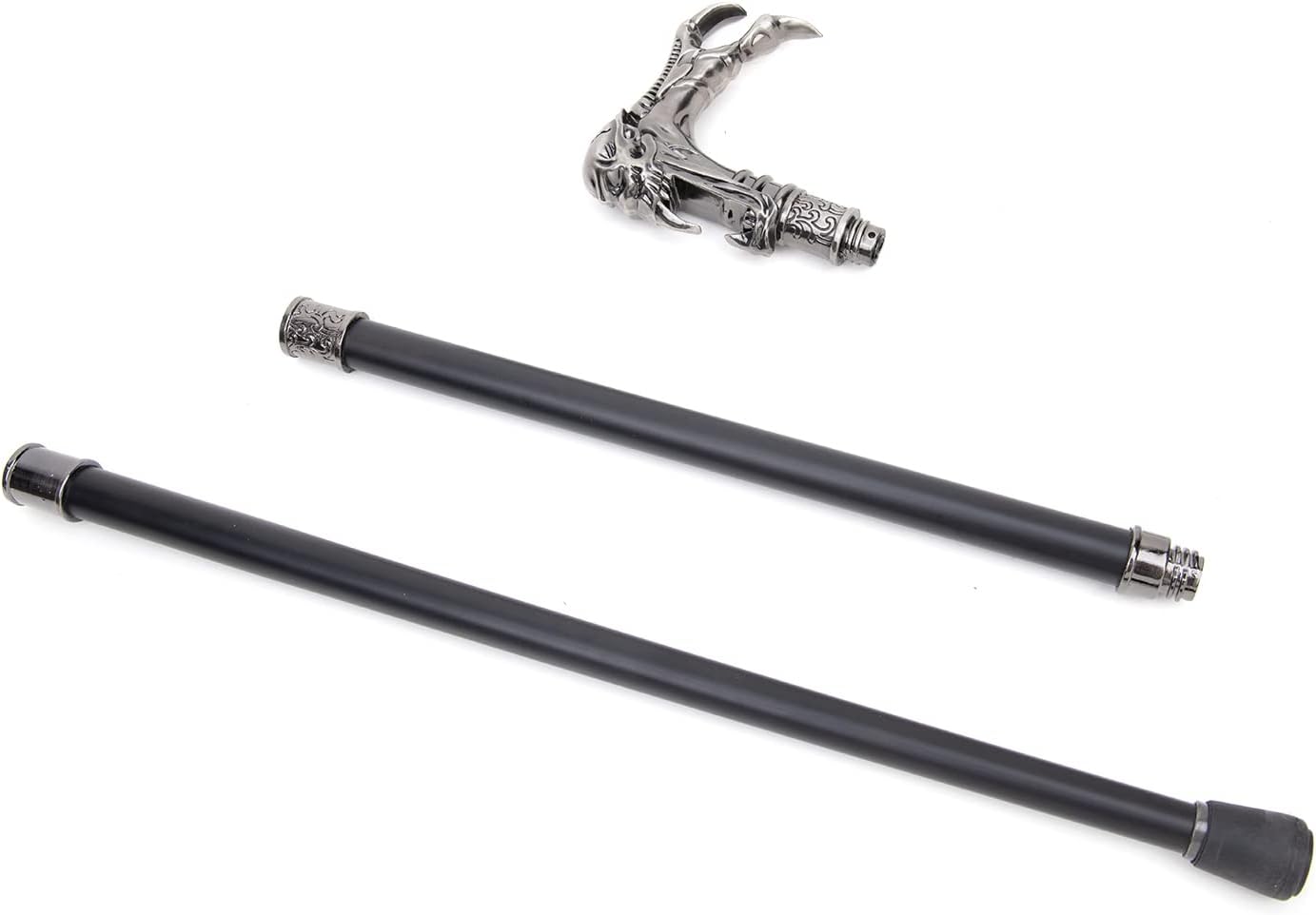 Ghost Skull Head Fashion Walking Stick Decorative Vampire Cospaly Vintage Party Fashionable Walking Cane Halloween Crosier 93cm