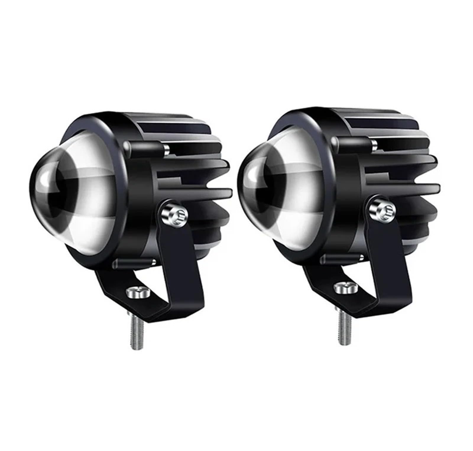 Moto Fari Stradali Spot Light Beam Per Proiettori Luce Per Motociclette, Gruppo Ausiliario Per Auto, 2 Pezzi LED Per, Abbaglianti, Anabbaglianti, Fendinebbia