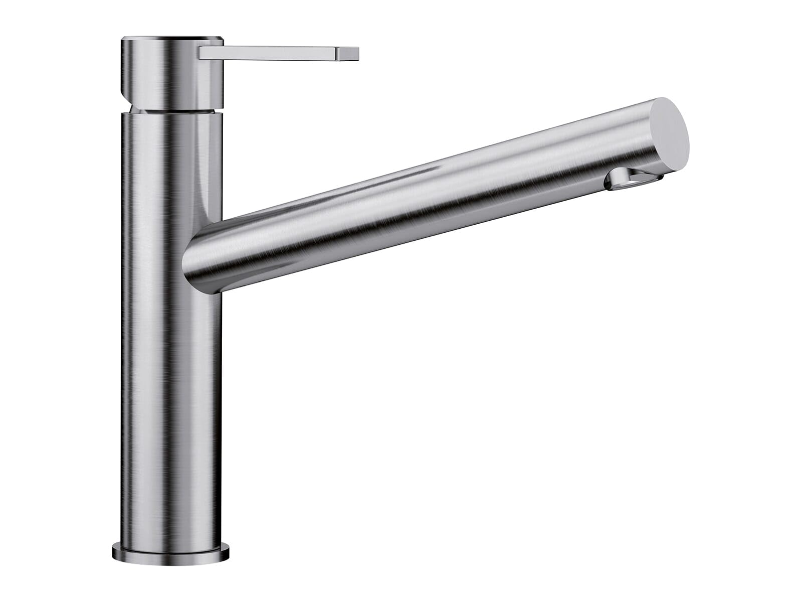 BLANCO AMBIS | Küchenarmatur aus massiv Edelstahl | Hochdruck | [5,2x27,5x22,7 cm] | Gesicherte Wasserqualität & wassersparend | Rückflussverhinderer | Keramik Kartusche