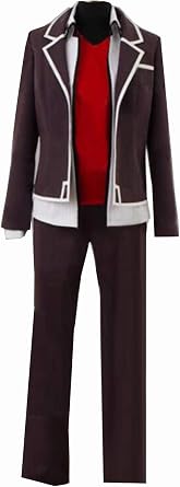 Anime Mens Costume Suit Outfit Halloween Cosplay Purple costume School Uniform Custom