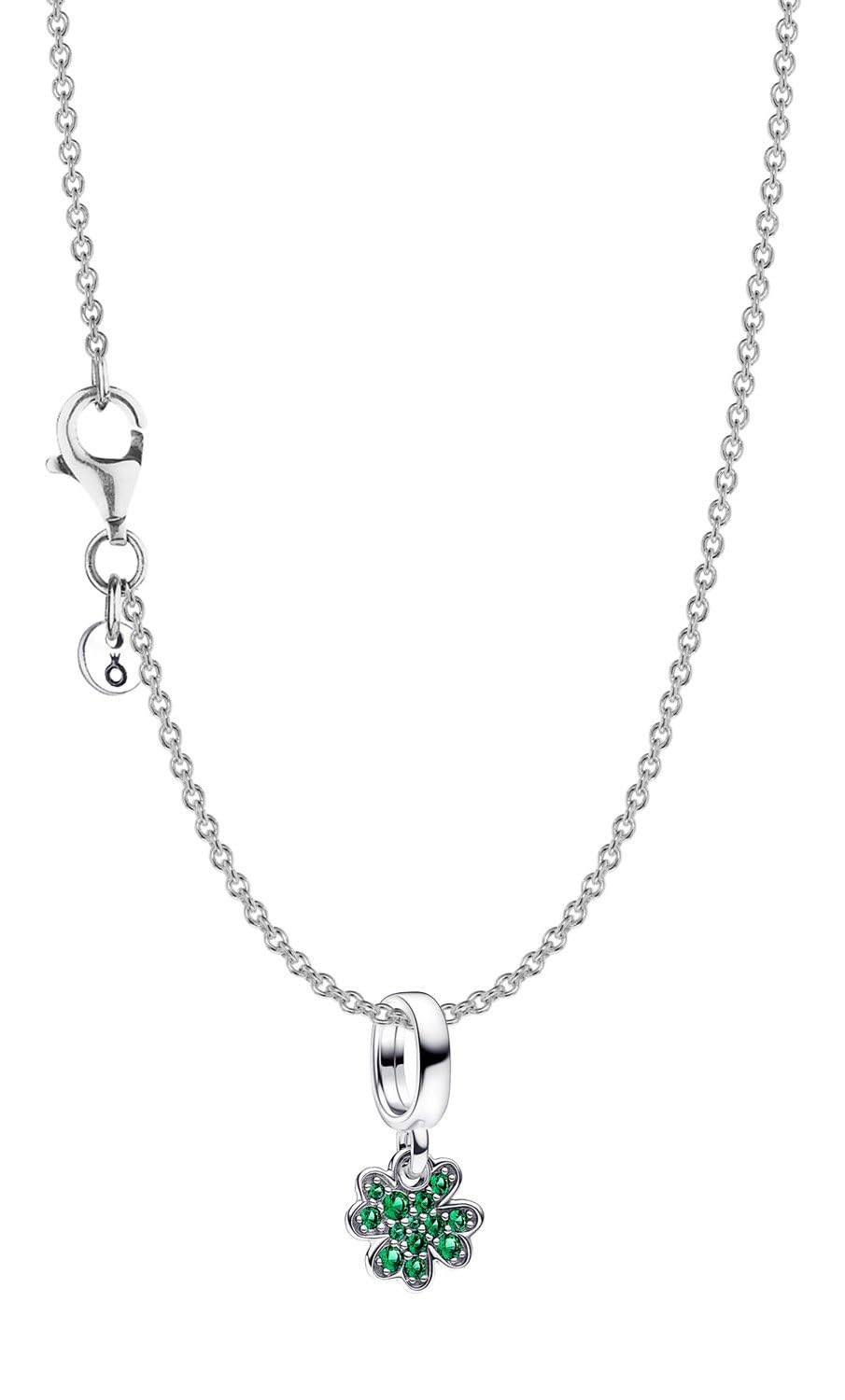 PANDORA Collana da donna, quadrifoglio, in argento con ciondolo portafortuna 15814
