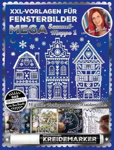 XXL Vorlagen für Fensterbilder, Mega Sammelmappe 1 von Bine Brändle, Das...