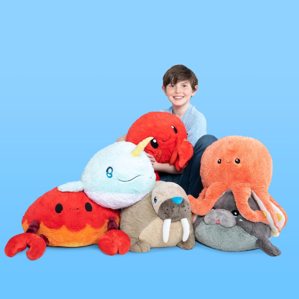 Squishable - Płetwal Błękitny - Aquatic Collection - 58 cm - Miękka maskotka kolekcjonerska