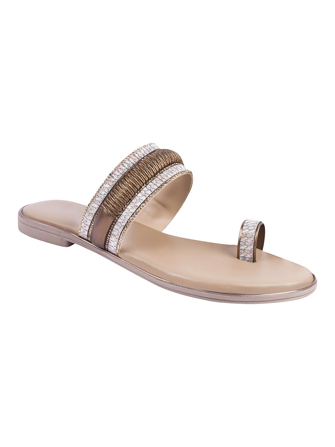 Women's Stylish Toe Loop Slip-On Heel Comfortable Party & Casual Footwear-image-7