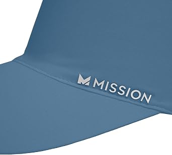 MISSION Cooling Stretchy Visor - Unisex Visor Hat for Men and Women, No Slip Band, UPF 50 Sun Protection Visor