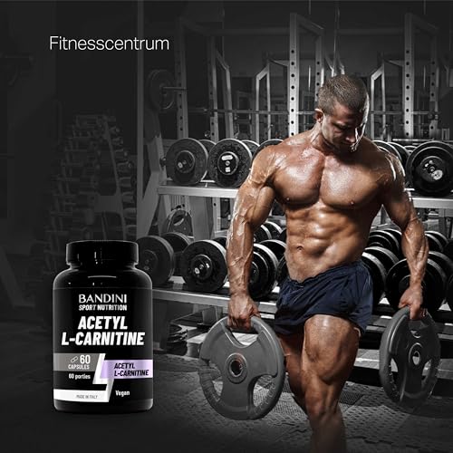 Bandini® Acetyl L-CARNITINE 1000 mg (Hoge Dosis) | Acetyl L Carnitine voor Sporters met Hoge Fysieke Activiteit | Voor Sportschool, Sport en Training | Veganistisch Carnitin, Geen GMO | 60 Capsules - Afbeelding 5