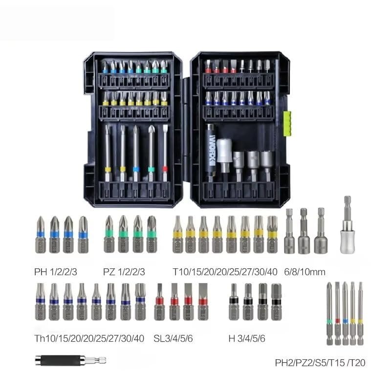 VIDOO Zestaw Bitów Precyzyjnych Phillips Pozidriv Hex Torx Przedłużka