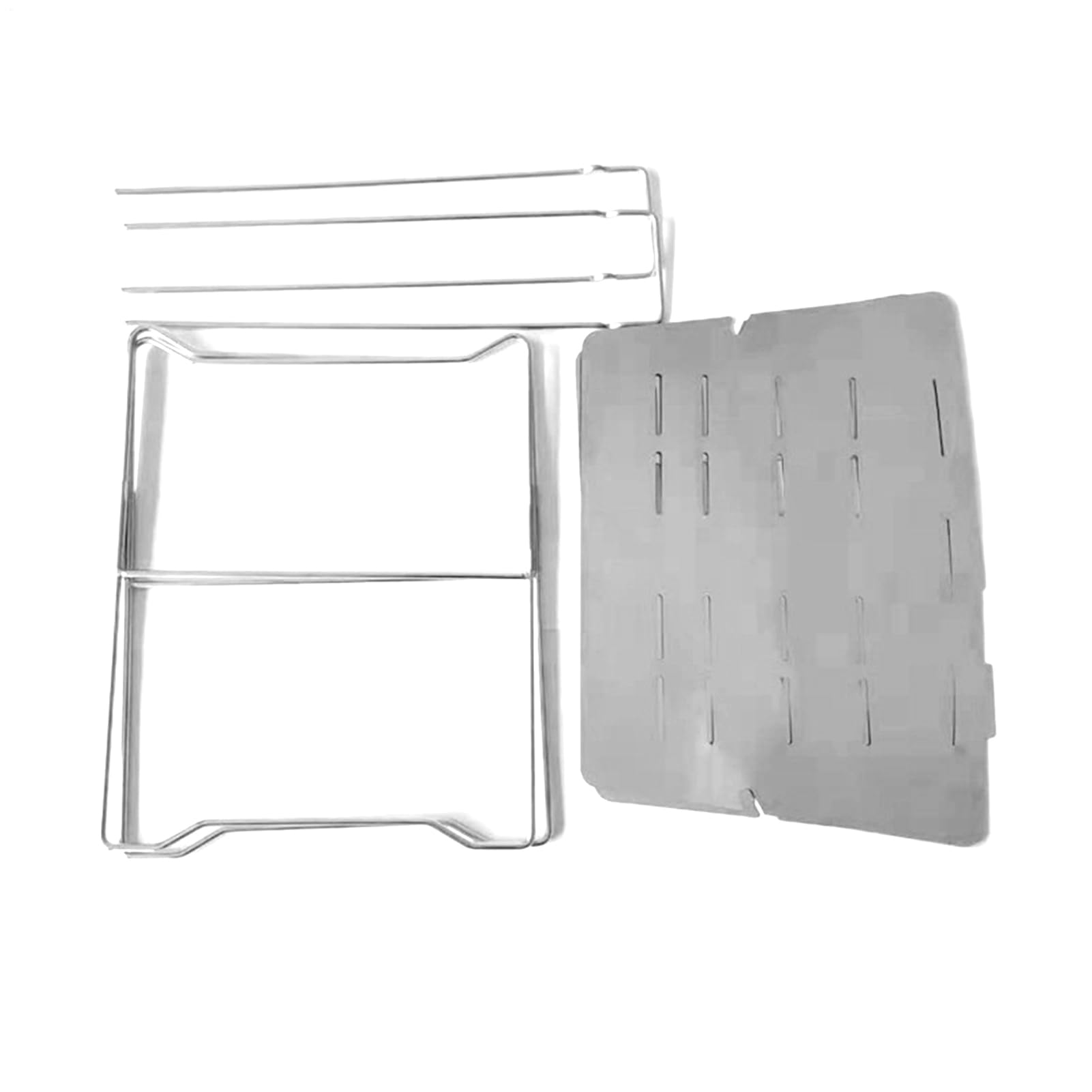 Supporto per Falò Forniture In Acciaio Inossidabile Portatili E Pieghevoli | Supporto Per Falò Da Campeggio Per Picnic All Aperto Tenda Camper Pesca Spiaggia Gite Casa Giardino