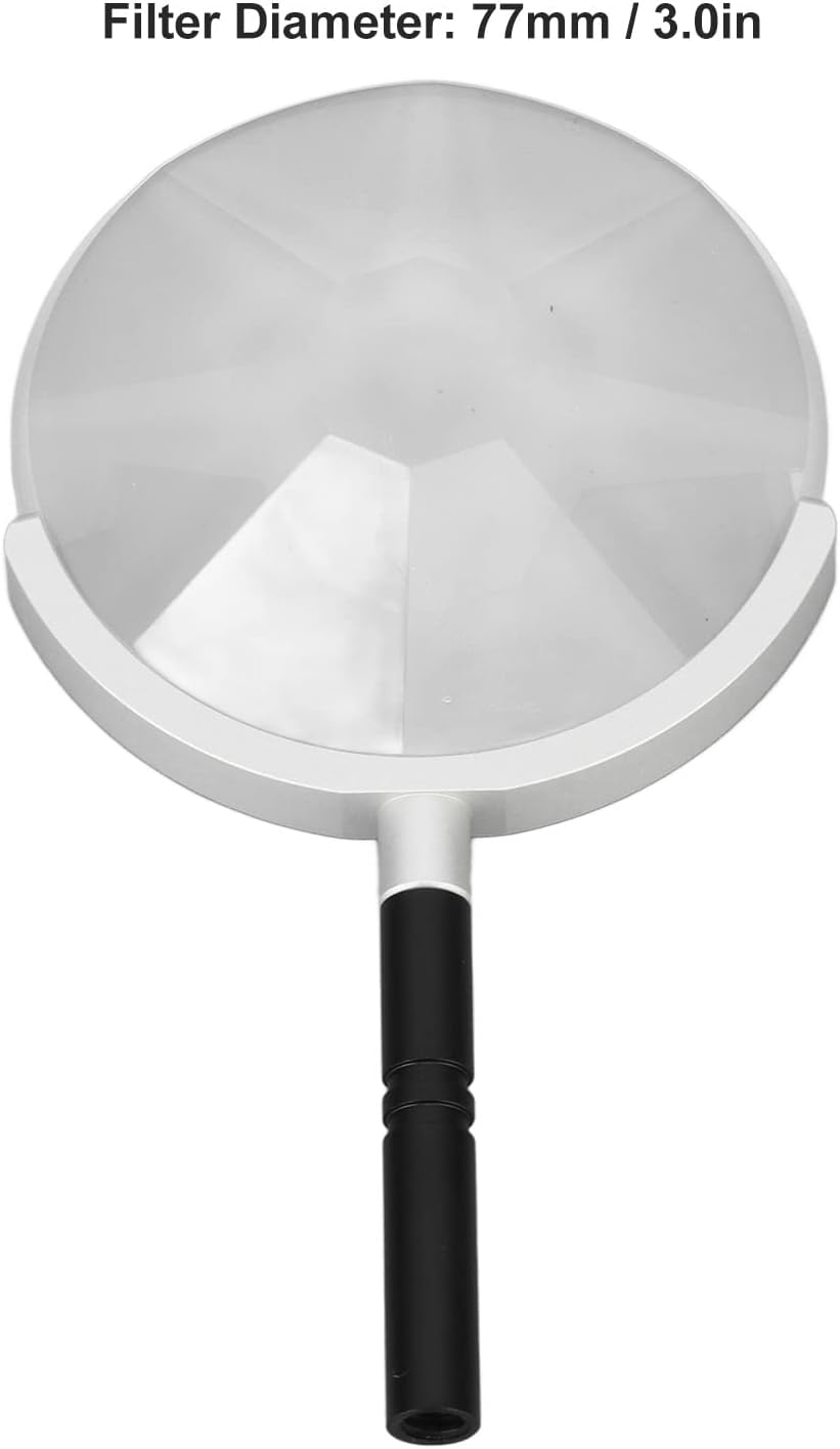 8 Sided Kaleido Prism, 77mm Glass Prism for SLR Cs, Special Effects Photography Access with 8 Sided ing Effect, Includes Hand Pole and Wi Cloth