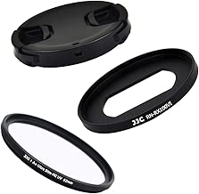 Filter Adapter Ring Lens Cap Accessory Fits for Sony RX100 VI RX100 VII RX100M6 RX100M7 Filter Adapter Ring Lens Cap Accessory Fits for Sony RX100 VI RX100 VII RX100M6 RX100M7