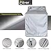 Washing Machine Cover,Washer Dryer Cover Thicker Fabric 2 Zippers Design for Convenient use.Fit Most Top Load or Front Load Washers/Dryers (silver white)