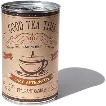 Vintage American Food Series Tin Can Scented Candle - Long Lasting Aromatherapy Fragrance for Home & Office