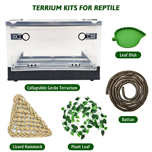 Hamiledyi Foldable Reptile Terrarium Starter Kit #TOP25