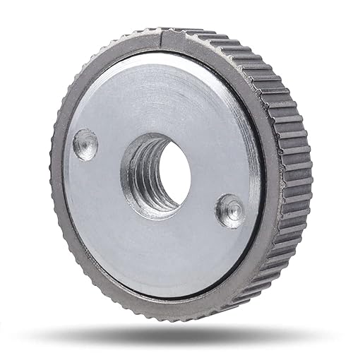 Mesee Tuerca de liberación rápida para amoladora angular, amoladora angular M14 Tuerca de bloqueo Brida de sujeción rápida Placa de presión Máquina