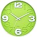 Produktbild BUVU ZH09827D Wanduhr, Plastik, Green, 30 x 30 x 4 cm