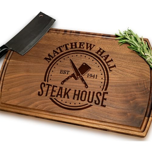 Tabla de cortar de madera personalizada para parrilla miniatura 1