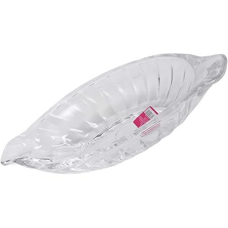 Yardwe Crystal Dessert Bowls Footed Glass Dessert Cup Pudding Cup Yogurt Jars Serving Mixing Bowls Glasswares for Mousse Ice Cream Appetizers Desserts (Banana Boat)